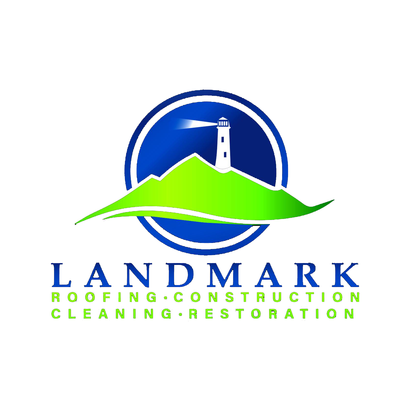 Landmark Roofing Construction Cleaning Restoration logo