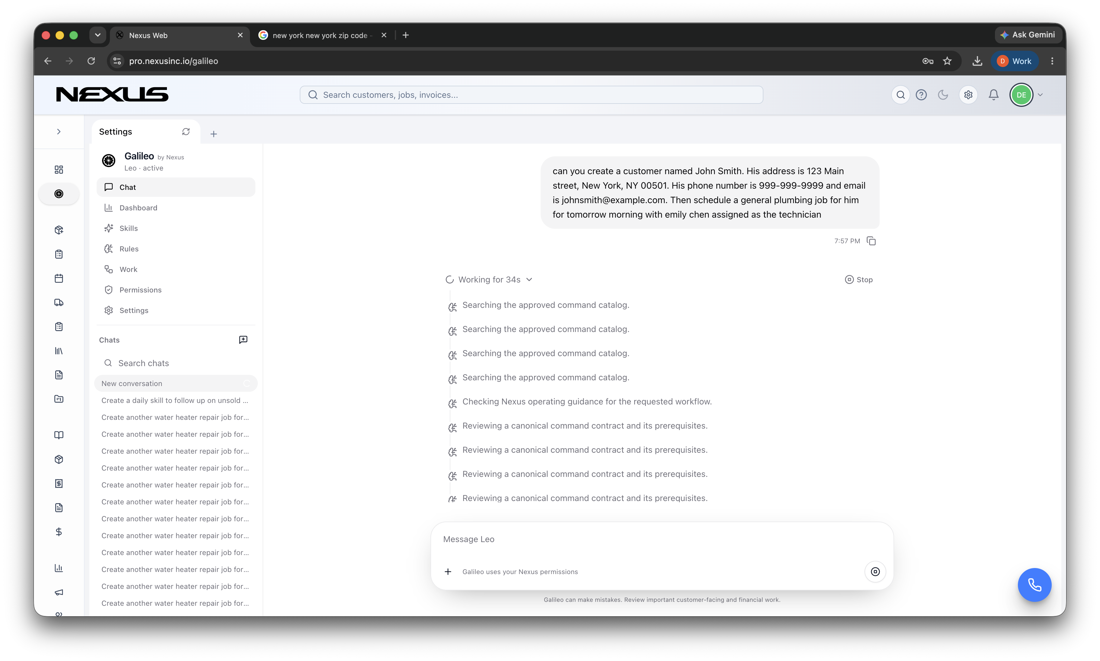 AI Voice Agents product interface