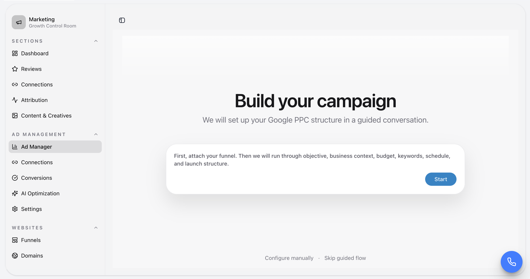 Build the offer, page, and follow-up in one pass. interface